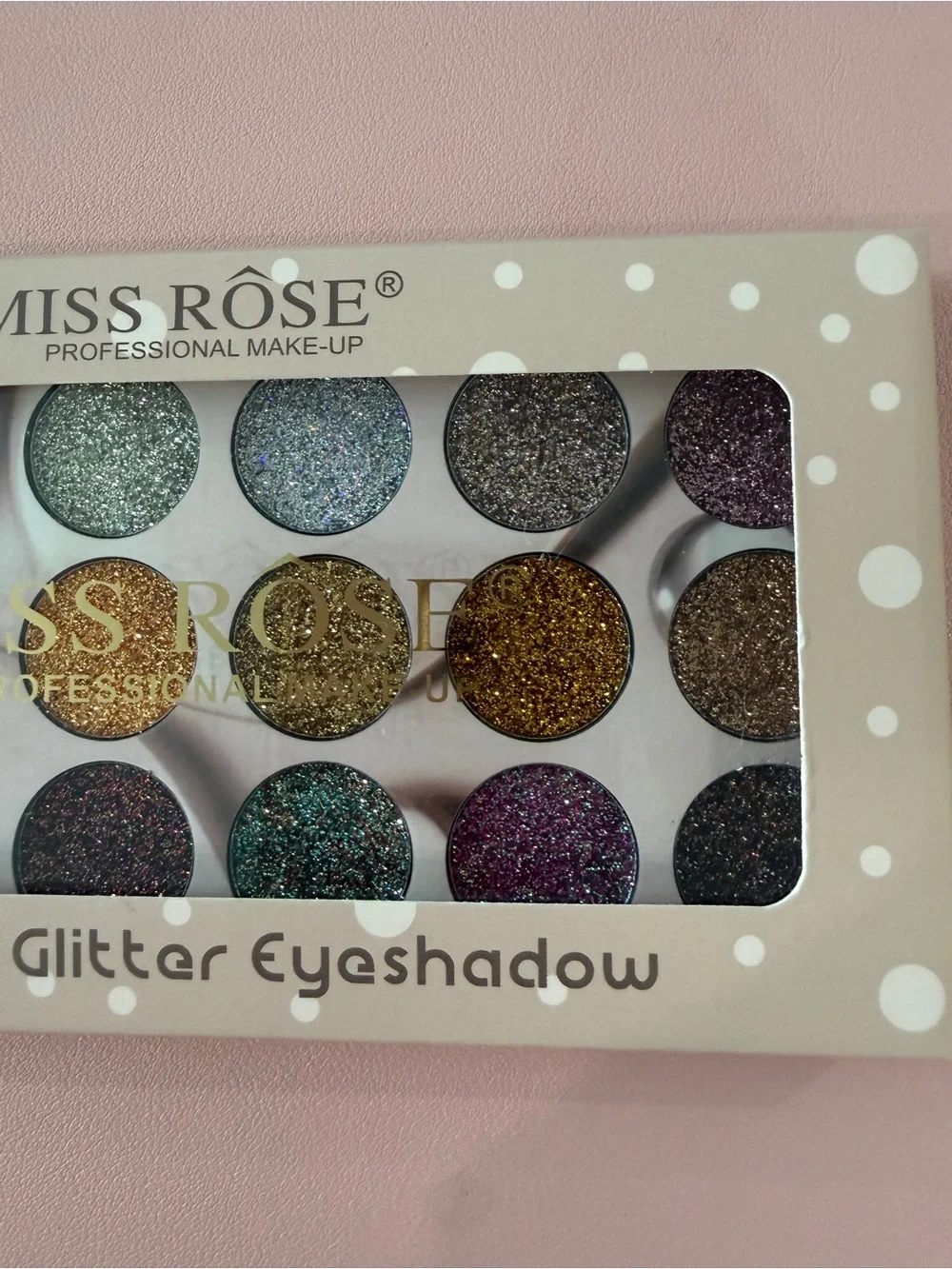 3/$25 ✨ MISS RÔSE Professional Make-Up 18-Color Glitter Eyeshadow Palette ✨